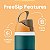 Garrafa de água isolada de aço inoxidável Owala FreeSip com canudo para esportes e viagem, livre de BPA, 24 oz, laranja/verde (Camo Cool) - Imagem 4