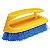 Produtos Comerciais Rubbermaid Escova de Limpeza com Cabo de Ferro, 6 polegadas, Amarelo/Azul, para Azulejos/Rejunte/Paredes/Bancadas, Pacote com 12 - Imagem 1