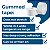 Fita de papel kraft reforçada com adesivo forte, ativada por água, 3 polegadas, resistência de ruptura de 70 libras, comprimento de rolo de 375 pés, cor branca (embalagem de 1 - Imagem 3