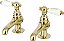 Kingston Brass KS3202PL Restauração Bacia Torneira, Alcance do Bico de 3-1/2, Latão Polido - Imagem 1