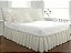 Roupa de Cama com Babado FRESH IDEAS, Comprimento Clássico de 14 polegadas, Estilo Franzido, King da Califórnia, Marfim - Imagem 2