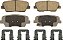 Conjunto de pastilhas de freio a disco cerâmicas Wagner Brake ThermoQuiet QC1284 - Imagem 1