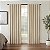 Cortina de janela moderna com bolso para barra Eclipse Fresno Blackout Thermal para quarto (1 painel), 52 x 108 polegadas, trigo. - Imagem 2