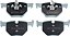 Beck/Arnley 085-2066 Pastilhas de Freio de Montagem Premium - Imagem 2