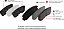 Pastilhas de freio cerâmicas Euro 5000 da Dynamic Friction Company 1600-0045-00 - Conjunto dianteiro - Imagem 3