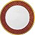 Placas Combo Majestic de Borgonha e Dourado Exclusivas - 10,25 e 7,5 (Pacote Combo de 32 Peças) - Qualidade Premium - Ideal para Celebrações Inesquecíveis - Imagem 1