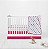Conjunto de Berço Bacati Náutico Baleias/Barcos/Estrelas Musselina 3 peças com Cobertor de Sonho Luxuoso Muslin de 4 camadas (Meninas Rosa/Marinho) - Imagem 1