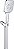 Chuveiro manual GROHE 26605000 Rainshower SmartActive-3 Jatos, 1,75 gpm, Cromado Starlight - Imagem 5