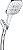 Chuveiro manual GROHE 26605000 Rainshower SmartActive-3 Jatos, 1,75 gpm, Cromado Starlight - Imagem 1