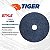 Disco de lixar e desbaste de fibra de resina de zircônia tigre Weiler 59701, 5 de diâmetro, 24 granulação, furo do mandril de 7/8 (pacote com 25 - Imagem 3