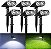 Refletores solares Consciot para área externa, refletores solares à prova d'água IP67, refletores solares 2 em 1 6500K luz do dia, refletores de paisagem crepúsculo - Imagem 1