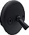 Conjunto de acabamento para banheira com alavanca de tripulação Westbrass R92-62 3-1/8 com placa de overflow de 2 furos, preto fosco - Imagem 3