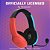 Fone de Ouvido Estéreo PDP Gaming LVL40 Airlite para Nintendo Switch/Lite/OLED - Com Fio, Microfone com Cancelamento de Ruído, Leve e Confortável (Mario Neon - Vermelho e Azul) - Imagem 4