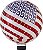 Alpine Corporation 12 Alto Interior/Exterior Mosaico Bandeira Americana Esfera de Encantamento de Jardim Arte de Decoração - Imagem 2