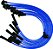 Cabos de vela Moroso 72550 Blue Max, AMC V8, GM V8 - Imagem 1