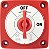 Interruptor de bateria Blue Sea Systems 6005 série m ON/OFF com chave, vermelho - Imagem 3