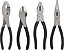 Ferramentas de Alicates Amazon Basics, Conjunto de 4, Preto, Prata - Imagem 1
