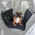 Cobertura impermeável para banco traseiro de carro para cães BDK, estilo hammock completo - Capa de assento traseiro automotivo resistente preto Oxford para cães. - Imagem 2
