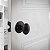 Maçaneta para porta de passagem de casa ou closet Design House 779173 Egg, preto fosco - Imagem 5
