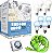 Kit de luz de crescimento interno Miracle LED Shroom para cogumelos ostra, shiitake, etc. - 4 lâmpadas de crescimento LED Full Spectrum Daylight Absolute Daylight & 4 Ultra Grow Blue Spectrum para substituir lâmpadas de - Imagem 1