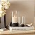 Villeroy & Boch - Luminária de Furacão Manufacture Rock Home Tamanho M, 12 x 12 x 19,5 cm, Preto - Imagem 3