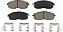 Pastilhas de freio dianteiras de cerâmica CMX-D815 para Nissan Altima Sentra Versa INFINITI Juke Maxima G35 Suzuki SX4 350Z Cube I35 I30 Renault Safrane Crossover - Imagem 1