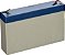 Bateria de reposição recarregável para emergência Lithonia Lighting ELB 0607, 250 watts, 6 Volts, 7 Amp, Branca - Imagem 2