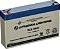 Bateria de reposição recarregável para emergência Lithonia Lighting ELB 0607, 250 watts, 6 Volts, 7 Amp, Branca - Imagem 1