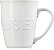 Caneca de café extra grande Le Creuset Stoneware 20 oz, com logotipo, branca - Imagem 3
