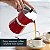 Cafeteira Clássica de Fogão e Espresso Primula, Moka Pot para Preparar Café Italiano e Cubano, Cafeteira Greca, Cafeteiras, 6 Xícaras de Espresso, Vermelho - Imagem 2