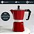 Cafeteira Clássica de Fogão e Espresso Primula, Moka Pot para Preparar Café Italiano e Cubano, Cafeteira Greca, Cafeteiras, 6 Xícaras de Espresso, Vermelho - Imagem 3
