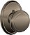 Maçaneta Andover com Acabamento Wakefield, Fechadura Fixa, Pewter Antigo (F170 AND 620 WKF) - Imagem 1