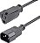 Cabo de Extensão de Energia StarTech.com de 0,3m (1 pé), IEC C14 para NEMA 5-15R, 10A 125V, 18AWG, 10 Pacotes, Cabo de Extensão de Energ - Imagem 4