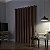 Painel de Cortina Sol Zero Noir Dimensional Térmico Extremo com Bloqueio Total de Luz, 132 cm x 213 cm, Terracota Laranja - Imagem 2