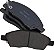 Conjunto de Pastilhas de Freio Dianteiras de Cerâmica TRQ para Nissan Versa 2012-2018 / Nissan Versa Note 2014-2018 - Imagem 2