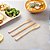 Conjunto de Talheres de Bambu de 8 polegadas - Conjunto de Talheres de Bambu Eco-Friendly Garfo, Colher e Faca: Perfeito para Restaurantes, Eventos de Catering e Food Trucks - Descartável e Com - Imagem 5