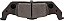 Pastilhas de freio traseiras de cerâmica SCITOO D1012 ajuste para Ford F-150 2004-2011, para Lincoln Mark LT 2006-2008. - Imagem 2