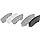 Pastilhas de freio de alto desempenho da Dynamic Friction Company Ultimate Duty 1400-0898-00 - Conjunto traseiro - Imagem 4