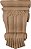 Ekena Millwork COR07X03X10TRLW Tradicional Folha de Madeira Cachorros, 7L x 3 1/2P x 11A, Lindenwood - Imagem 2