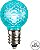Lâmpada Vickerman G30 LED Azul Facetado E12 Base de Níquel .38 Watts, Dimável, 25 Lâmpadas por Pacote - Imagem 2