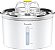 Fonte de água para gatos Loomla, 85oz / 2.5L Fonte de água para animais de estimação internos, dispenser de água automático para cães com luzes LED substituíveis, 2 filtros de reposição - Imagem 1