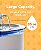 Fonte de água para gatos Loomla, 85oz / 2.5L Fonte de água para animais de estimação internos, dispenser de água automático para cães com luzes LED substituíveis, 2 filtros de reposição - Imagem 3