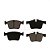 Pastilhas de freio traseiras de cerâmica CMX-D1821 para Volvo, Land Rover XC90, Jaguar Discovery Sport, F-Pace Range - Imagem 1