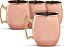 Conjunto de Canecas Moscow Mule de 4 Peças da Cambridge Silversmiths, 20 oz, Cobre - Imagem 1