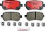 Conjunto de Pastilhas de Freio a Disco Traseiro Premium de Cerâmica Brembo P24080N para FORD USA OE# 3F2Z2200AA - Imagem 1