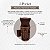 Estilo n Craft - Bolsa de couro legítimo para alicates de 5 bolsos e martelo, porta-ferramentas, suporte para ferramentas multipurpose, cor marrom escuro (98016) - Imagem 3