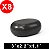 Massagem Master Grande Pacote de 8 Pedras Quentes de Basalto Ovulares Lisas 3 X 2X 1, para Profissional, Spa, Terapia de Massagem, Relaxamento, 1 Unidade, Preto - Imagem 3