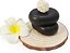 Massagem Master Grande Pacote de 8 Pedras Quentes de Basalto Ovulares Lisas 3 X 2X 1, para Profissional, Spa, Terapia de Massagem, Relaxamento, 1 Unidade, Preto - Imagem 2
