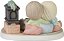 Estátua de Casais Precious Moments | Sua Amor Aquece Meu Coração Estátua de Porcelana | Decoração e Presente para as Festas | Pintada à Mão - Imagem 4