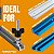 Kit de Knobs de T-Track POWERTEC 71130 com parafusos hexagonais de 1/4-20 por 1-1/2 e arruelas, conjunto de 36, parafusos de trilho T, acessórios - Imagem 2